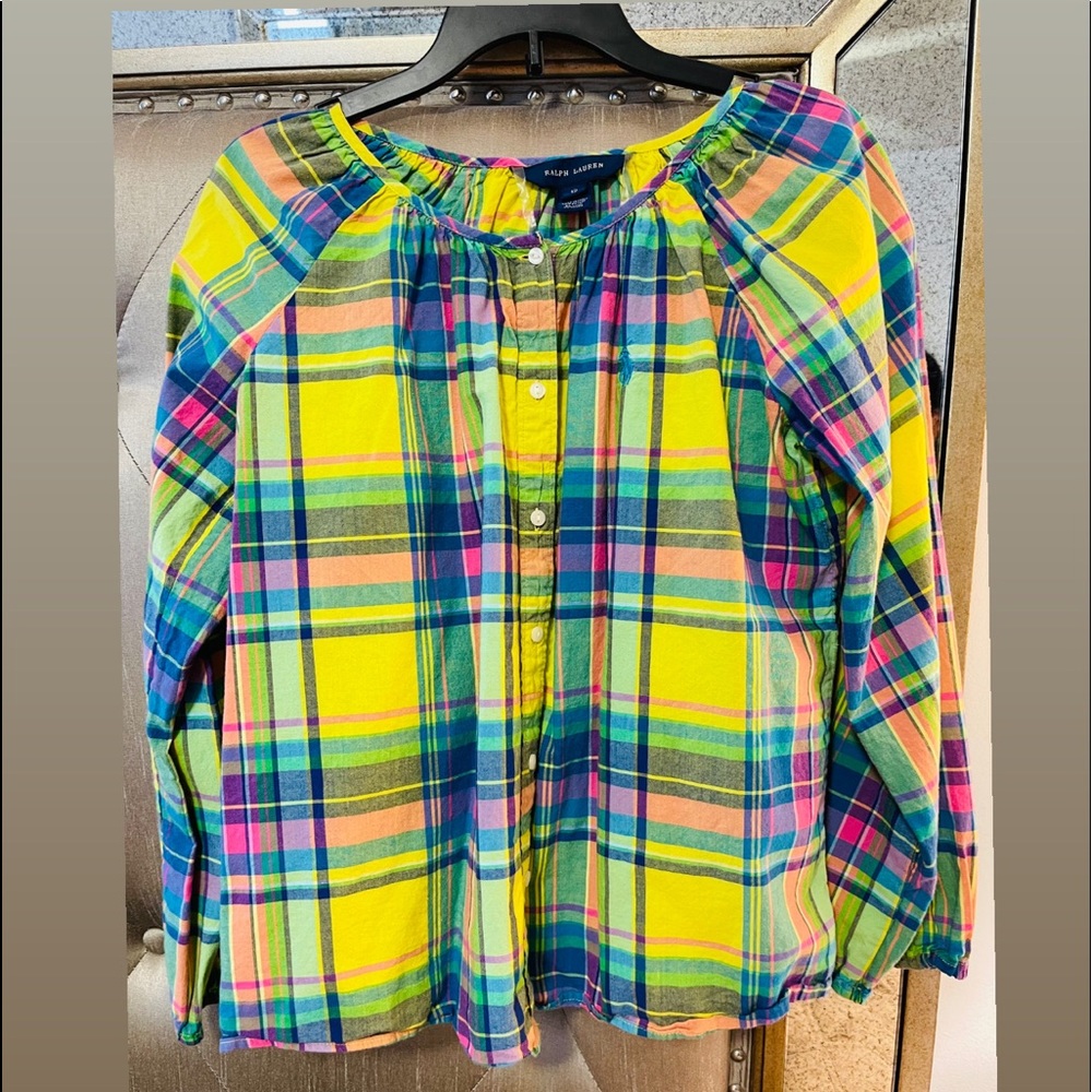 Ralph Lauren girls size 12 button down shirt